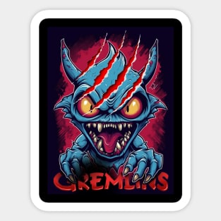 Gremlin-ghoul Artwork Sticker